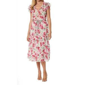 NEW MISA LOS ANGELES nika dress in fuschia mix Size S